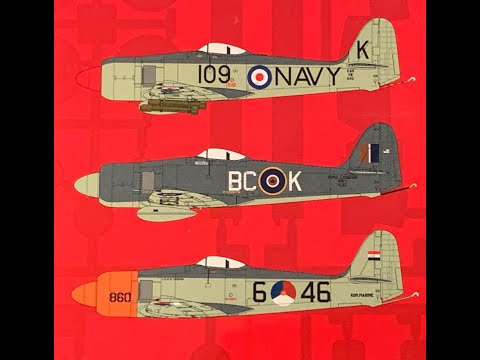Hawker Sea Fury FB11 ‘Export’ - 1:48 Airfix - Unboxing