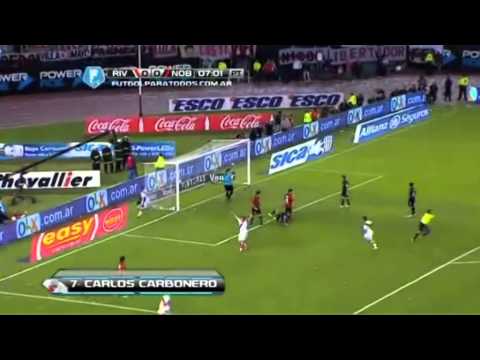 Gol de Carbonero - River 1-0 Newell's - River Pilar
