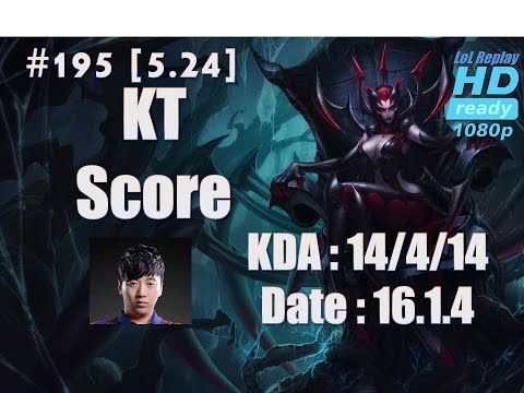 16.1.4 LCK KT Score Jungle Elise(vs Nidalee) Hardcarry[1080p]#195