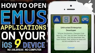 How To Get EMULATORS on iOS 9 and Up! (NO JAILBREAK) (NO COMPUTER) iPhone iPad iPod Touch