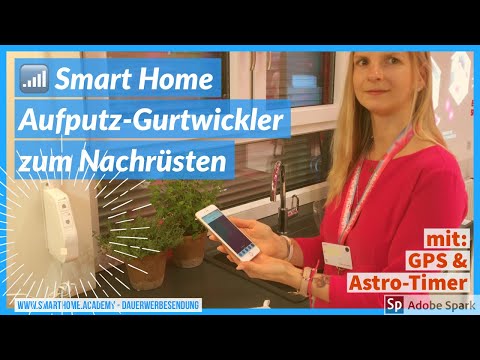 Gurtwickler Schellenberg mit Magenta SmartHome. IFA 2018.