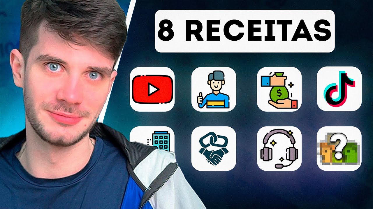 TODAS MINHAS FONTES DE RENDA EM 6 MINUTOS