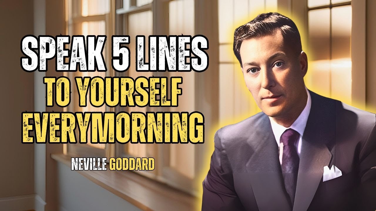 Neville Goddard - Speak 5 Lines To Yourself Every Morning (Powerful Lecture)