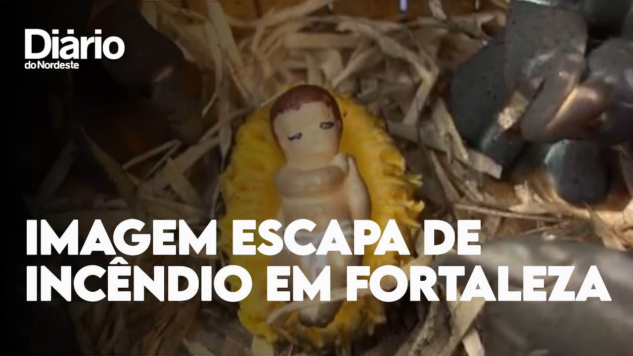 Imagem da notícia: Imagem do Menino Jesus escapa de incêndio em Fortaleza