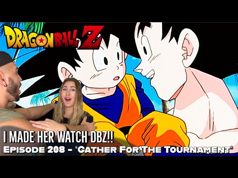GIRLFRIEND'S EMOTIONAL REACTION TO GOKU COMING BACK TO EARTH! GOTEN FINALLY MEETS GOKU!! DBZ Ep. 208
