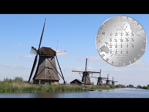 Kinderdijk Coin Travel Vlog 5 Euro Dutch Windmill