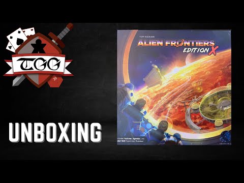 Alien Frontiers Edition X Board Game Unboxing