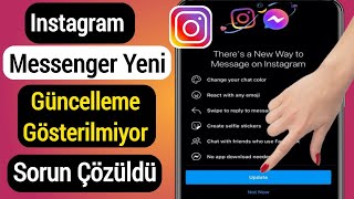 Düzeltme Instagram Messenger Yeni Güncelleme Gösterilmiyor/Çalışmıyor 