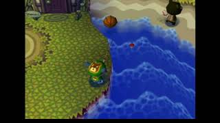 【どうぶつの森＋】ムーが延々と海沿いのボールを追いかけるだけ【どう森】
