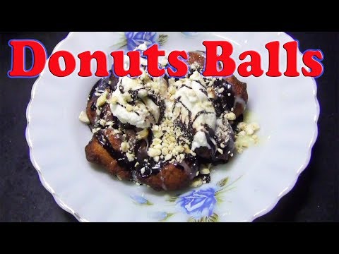 Donuts Balls With Ice cream | Farida Rasoi