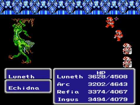 Let's Play Final Fantasy III #40 - Final Boss Gauntlet