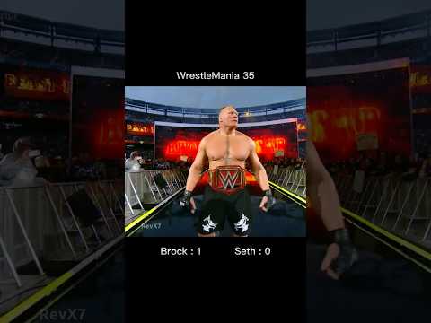 Every Brock vs Seth Match Ever Edit