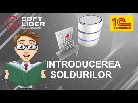 Introducerea soldurilor: compartimentul "Mijloace fixe și Active nemateriale". Instrucțiune.