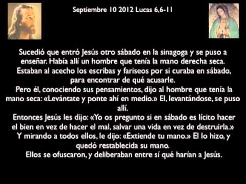 Evangelio 10 sep 12