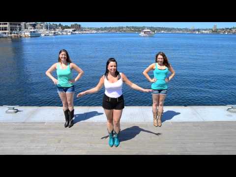 Two Step Shuffle Line Dance (Instruction & Dance)