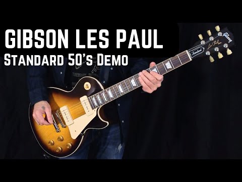 Gibson Les Paul Standard 50s P90 - Tobacco Burst Demo