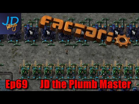 JD the Plumb master Ep69 | Factorio Biter Hell | Gameplay, Lets Play