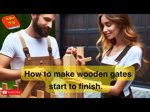 Gatecraft 101  Crafting Wooden Gates from start to finish the easy way