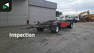 العربات المقطورة شاحنة نقل الحاويات Gf&ouml;llner ACO 2/18 L/S 2 axles 20ft BPW | صورة 4 - Autoline