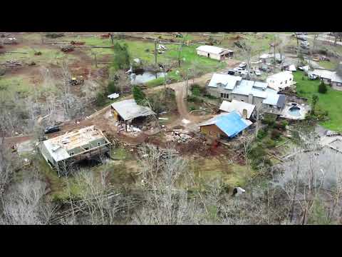 03-26-2021 Lake Mitchell, Chilton County, AL - Drone Video Of Homes Damaged along Lake Mitchell