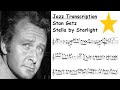 Stan Getz Transcription - Stella by Starlight
