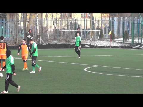 Bramki ze sparingu z Chrobrym Głogów i rozmowy z zawodnikami (1 02 2014)