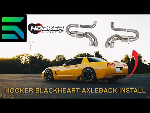 The Z06 gets a HOOKER BLACKHEART EXHAUST! (Before and After)