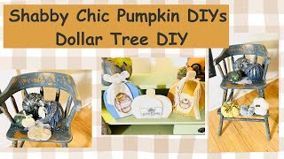 Shabby Chic Pumpkin DIYs On A Budget | Dollar Tree Pumpkin DIYs