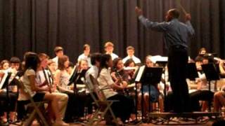 Blaze of Glory by Robert Sheldon - performed by band of 8th Graders