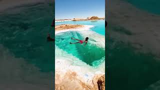 How incredible is Siwa Oasis in Egypt? 💙 #shorts #youtubeshorts #trending