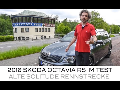 2016 Skoda Octavia RS im Test auf der alten Solitude Rennstrecke