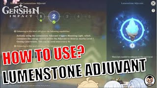Lumenstone Adjuvant: How to use in the Chasm? | Genshin Impact
