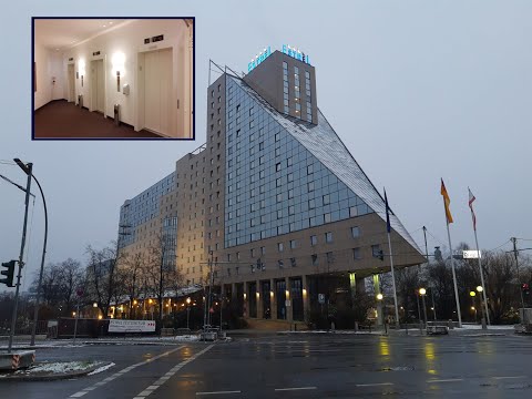 EPIC! Rare 1994 Selzer (KONE) high-rise elevators at Hotel**** Estrel, wing 1, Berlin, Germany