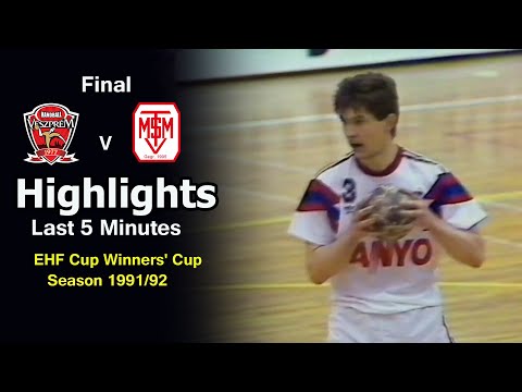 Highlights last 5 minutes | Veszprem - Milbertshofen | Final 1992 | Handball EHF Cup Winners' Cup