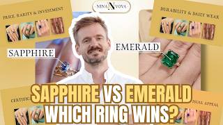 Sapphire vs Emerald Engagement Rings: Which One’s Right for You