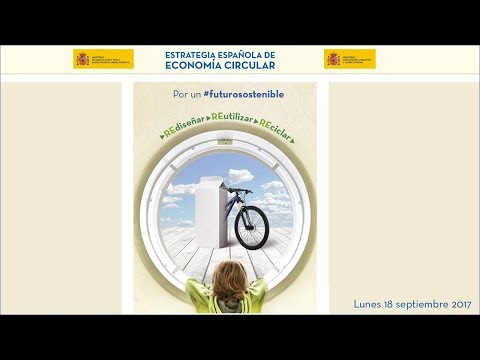 Fotograma del vídeo: Jornada: Estratégia española de economía circular. Por un futuro sostenible