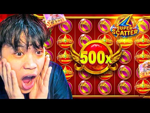 GOING ALL IN ON GATES OF OLYMPUS SUPER SCATTER...