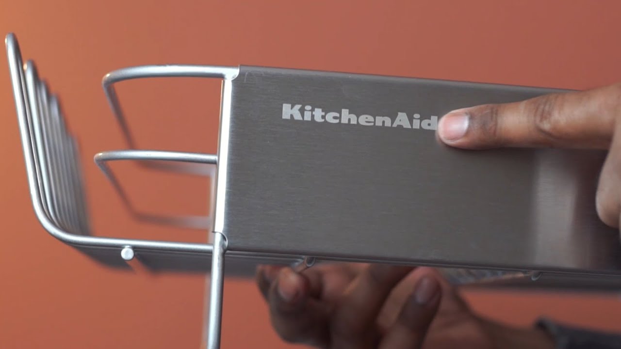 Overview & DEMO: KitchenAid Full Size Stainless Steel Dish-Drying Rack