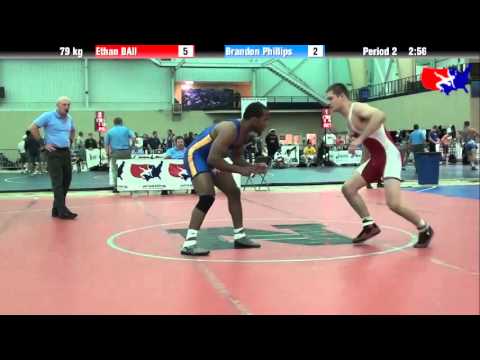 Ethan BAll vs. Brandon Phillips at 2013 ASICS University Nationals - FS