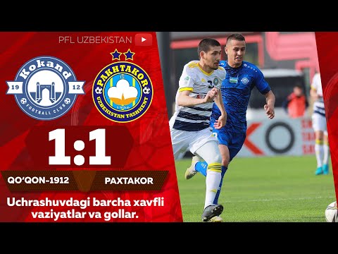 QO'QON-1912 — PAXTAKOR 1:1 Coca-Cola Superliga. 9-tur