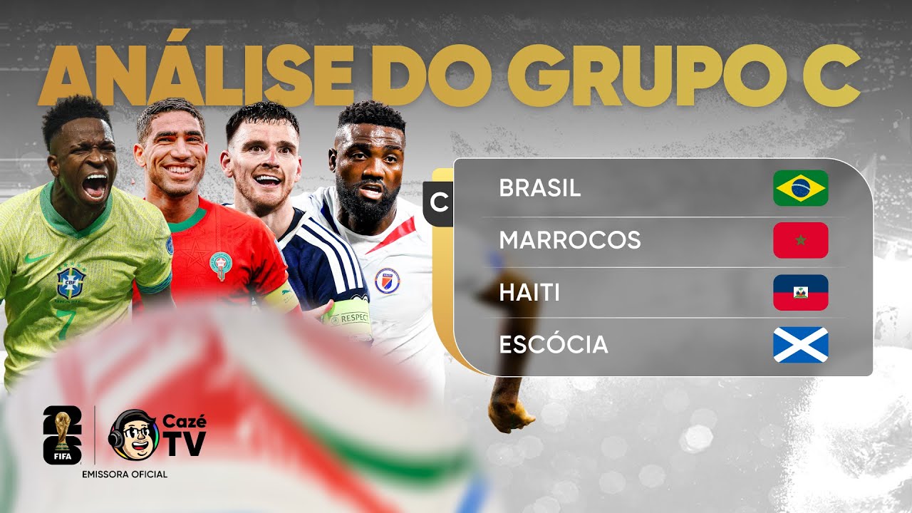 GRUPO C: É O GRUPO DO BRASIL! A AMARELINHA VAI BRILHAR? MARROCOS VAI COMPLICAR? O QUE VAI ACONTECER?