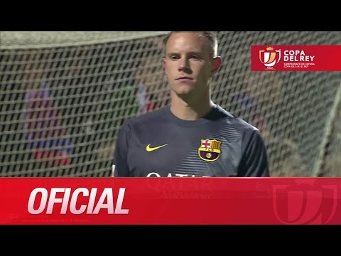 Remate a bocajarro de Guillem que salva Ter Stegen Copa del Rey