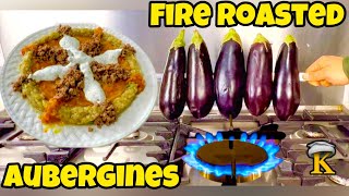 Fire Roasted Aubergines (Eggplant) | TRADITIONAL AFGHAN PASHTUN TRIBAL DISH | Very Delicious Recipe