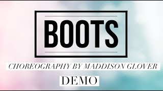 Boots Line Dance Demo, choreography by Maddison Glover