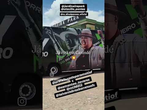 JÁ ESTÁ EM CANINDÉ CE LOGO MAIS SE APRESENTAR EM PARAMOTI CE NOS 68 ANOS DA CIDADE CUIDA GALERA