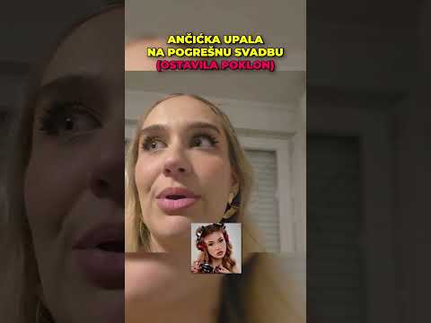 Ančićka upala na pogrešnu svadbu😂