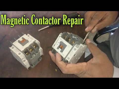 Magnetic Contactor Repair Chilled Water Pump issue Related To#hvac in Urdu Hindi