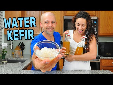 How to Make Water Kefir | Fermented Drink with Water Kefir Grains Starter Culture