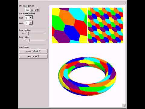 Map Coloring on a Torus