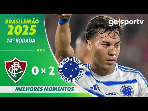 Gols e lances de Fluminense x Cruzeiro